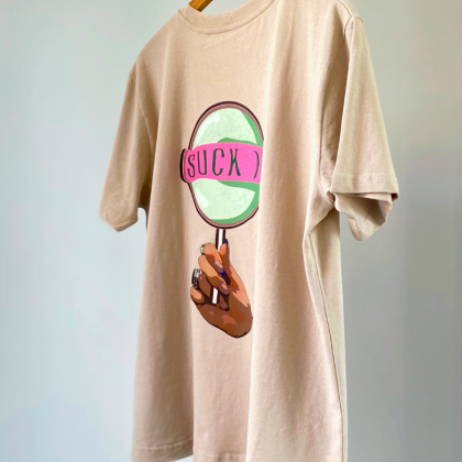 T-shirt "Suck-it" désert